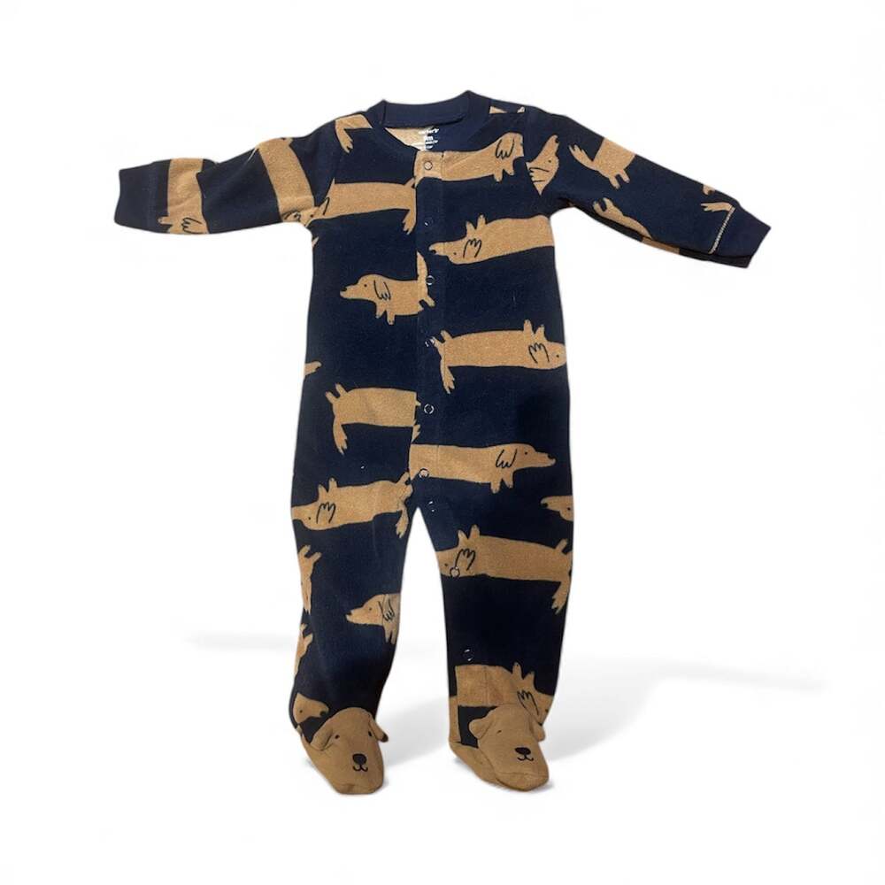 Carter's Puppy Print Sleeper Sz 9 months